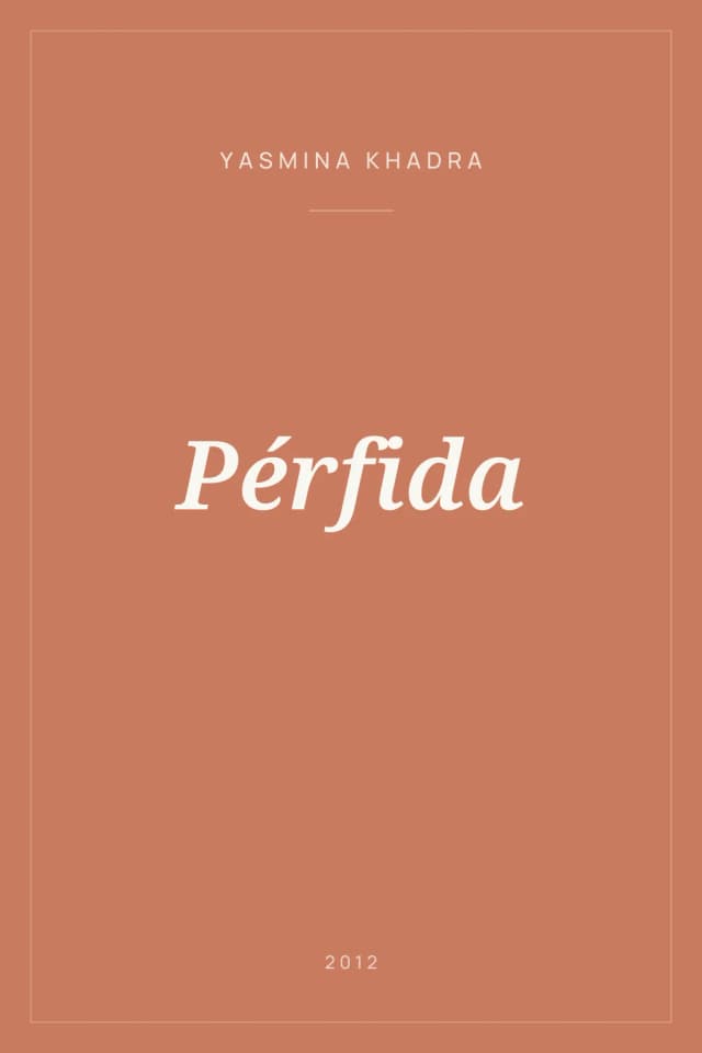 Portada de Pérfida