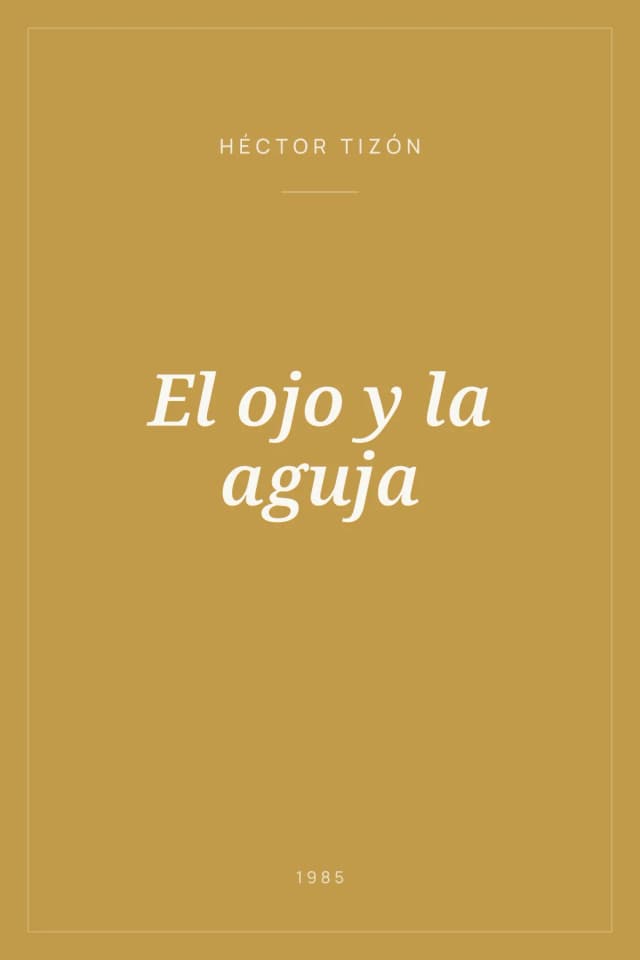 Portada de El ojo y la aguja