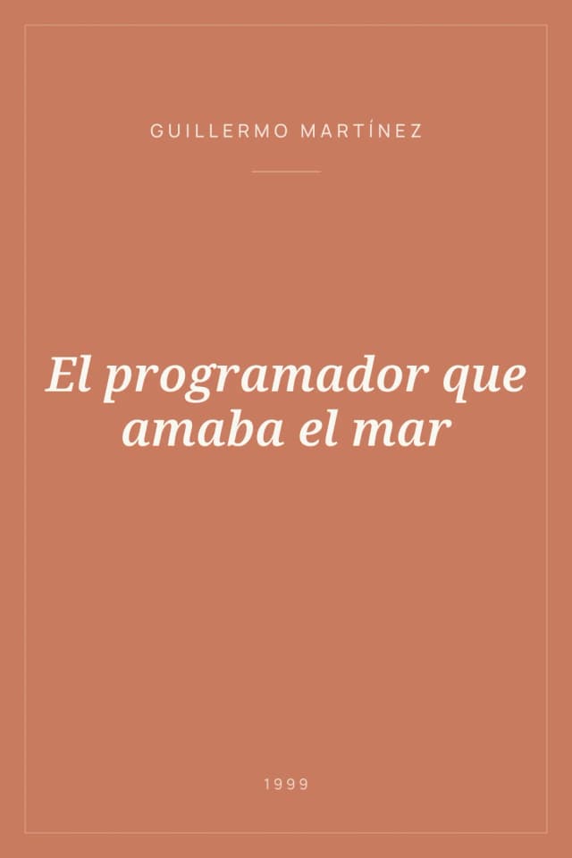 Portada de El programador que amaba el mar