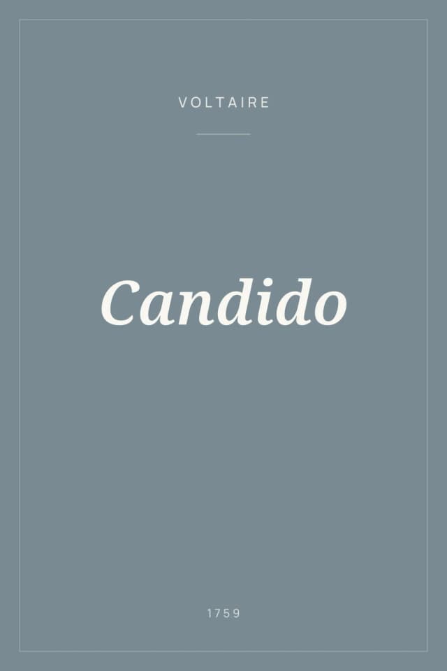 Portada de Candido