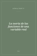 Portada de La teoría de las funciones de una variable real