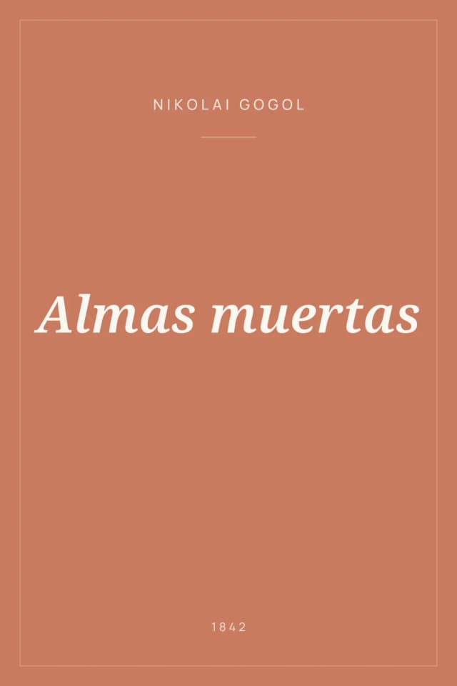 Portada de Almas muertas