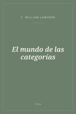 Portada de El mundo de las categorías