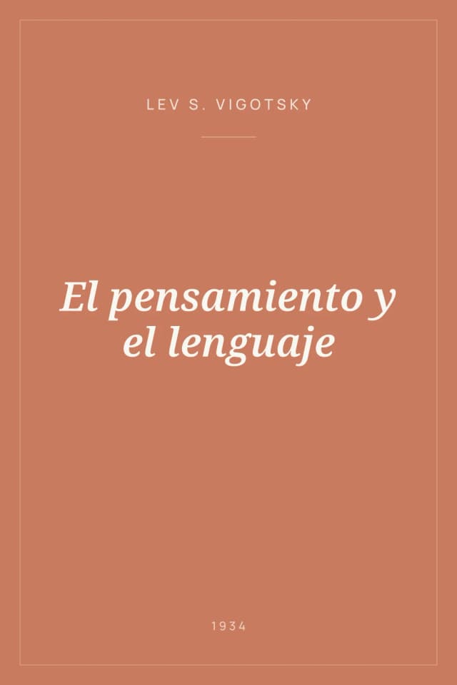 Portada de El pensamiento y el lenguaje
