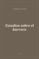 Portada de Estudios sobre el barroco