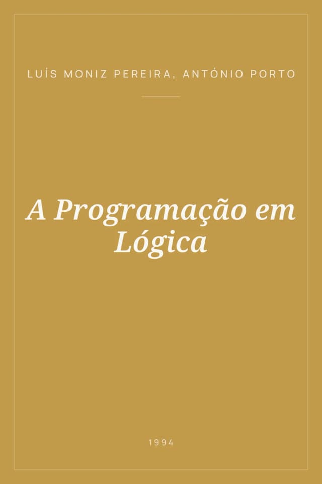 Portada de A Programação em Lógica