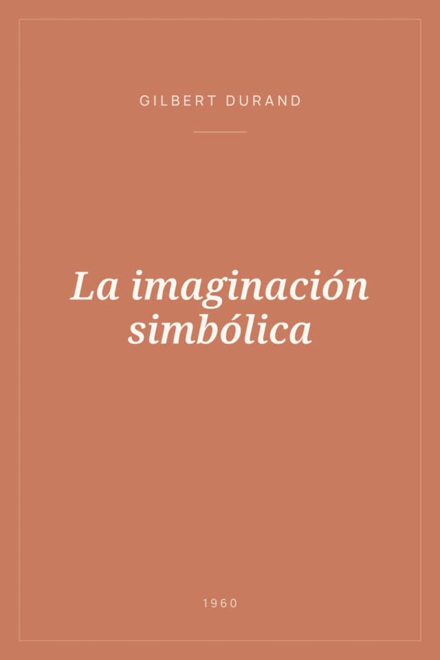 Portada de La imaginación simbólica