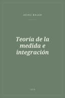 Portada de Teoría de la medida e integración