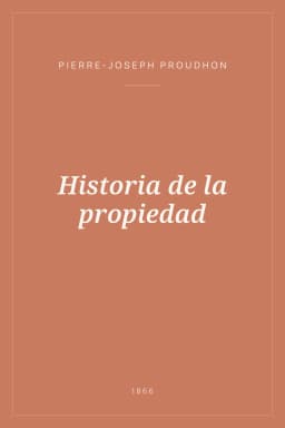 Portada de Historia de la propiedad