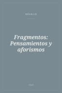 Portada de Fragmentos: Pensamientos y aforismos