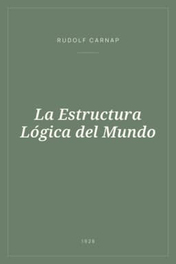 Portada de La Estructura Lógica del Mundo