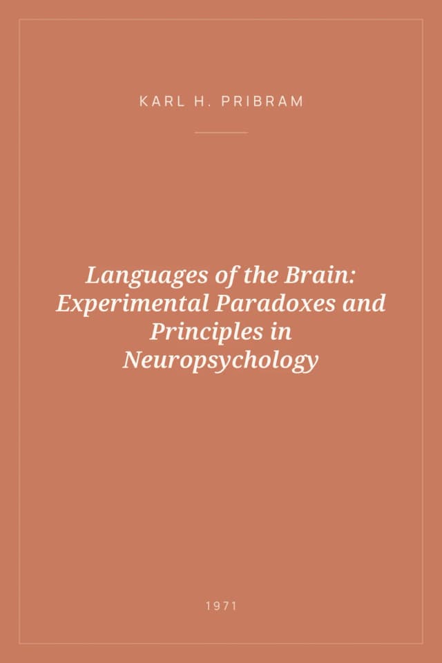Portada de Languages of the Brain: Experimental Paradoxes and Principles in Neuropsychology