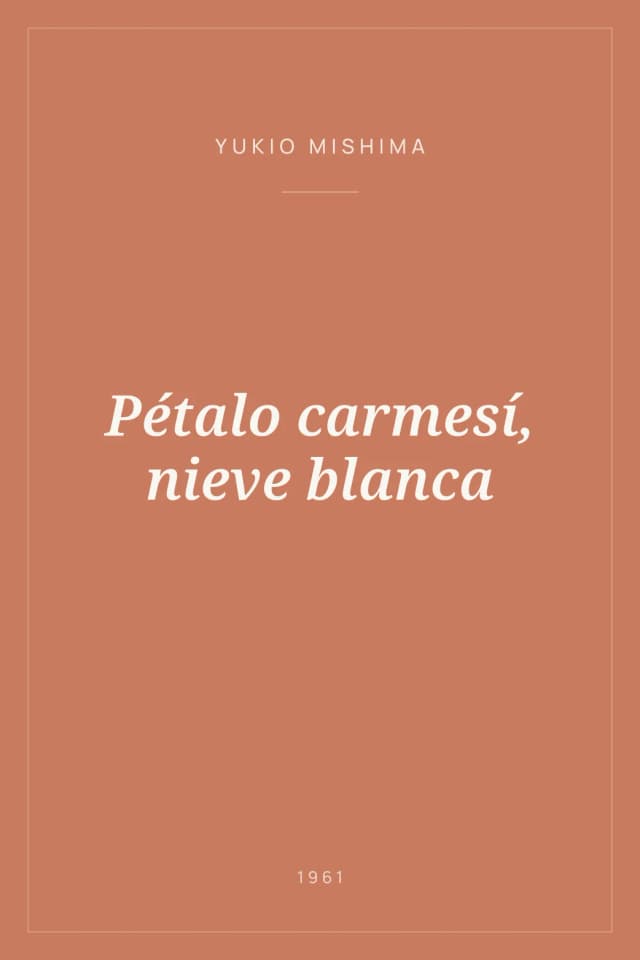 Portada de Pétalo carmesí, nieve blanca
