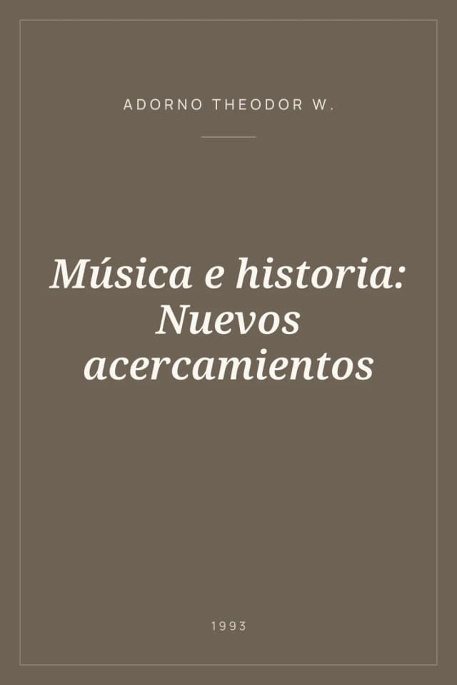 Portada de Música e historia: Nuevos acercamientos