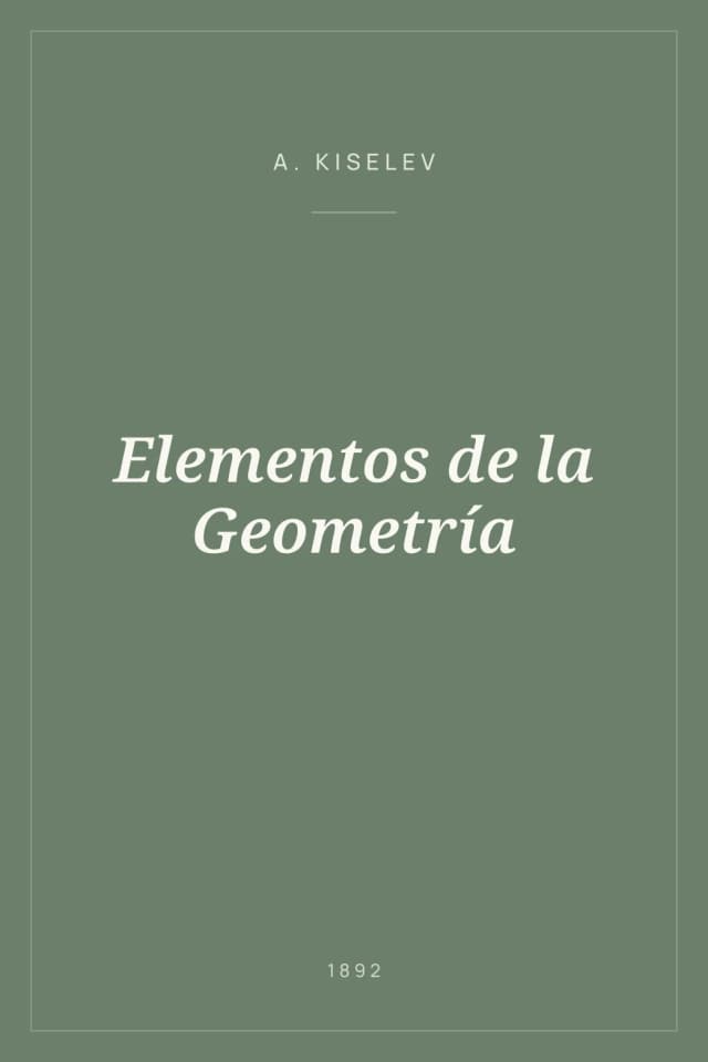 Portada de Elementos de la Geometría