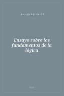 Portada de Ensayo sobre los fundamentos de la lógica