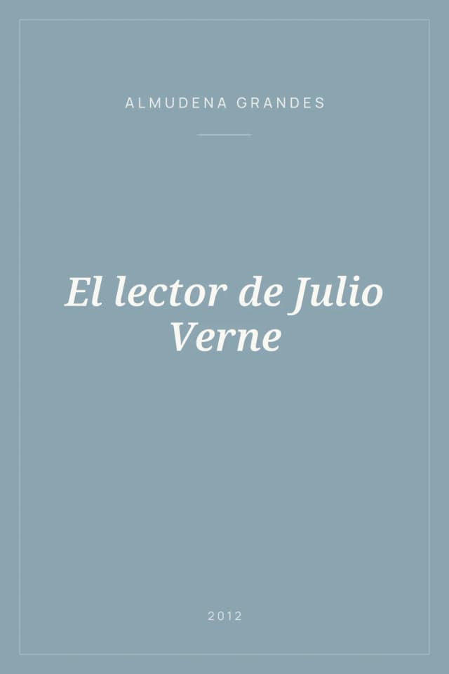 Portada de El lector de Julio Verne
