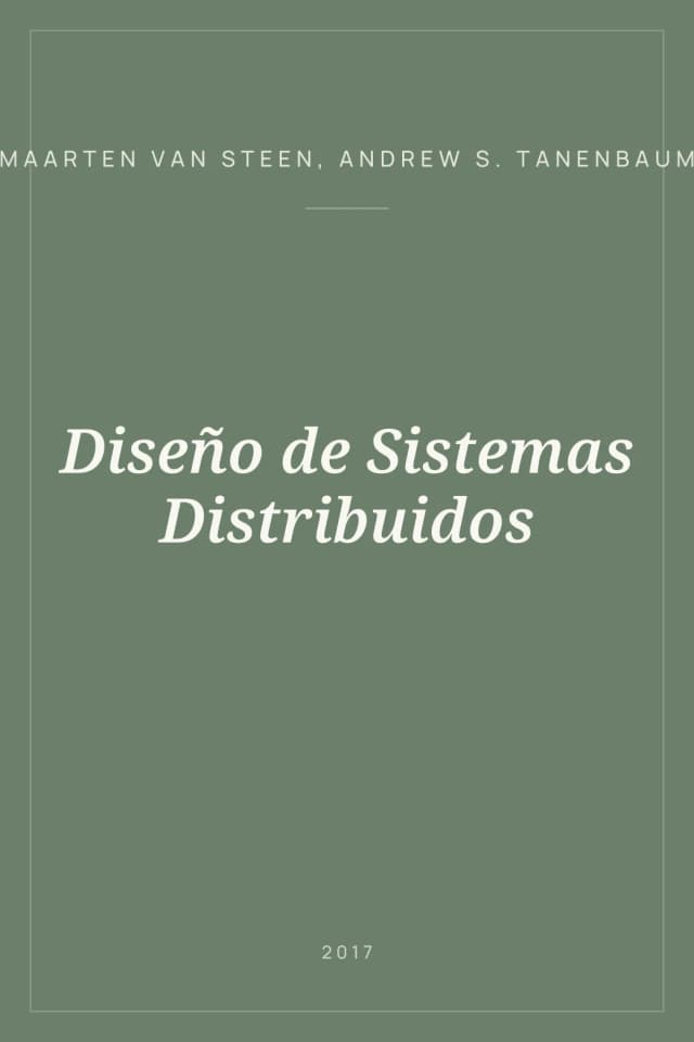 Portada de Diseño de Sistemas Distribuidos