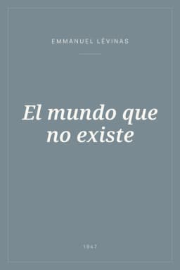 Portada de El mundo que no existe