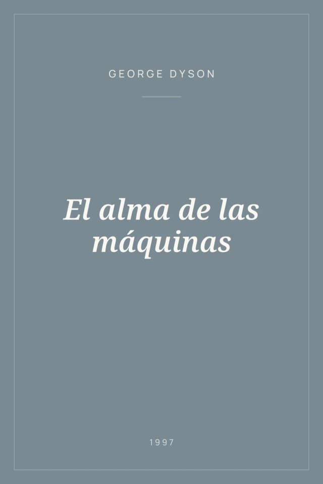 Portada de El alma de las máquinas