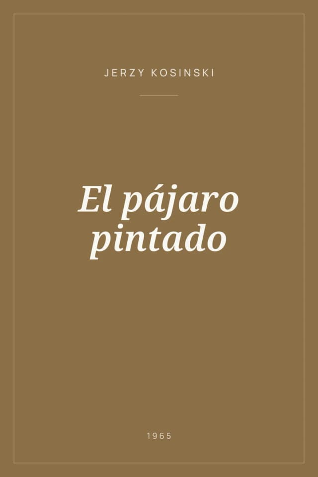 Portada de El pájaro pintado