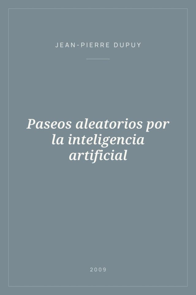 Portada de Paseos aleatorios por la inteligencia artificial