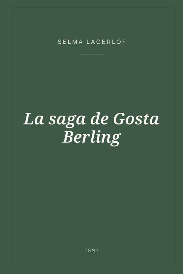 Portada de La saga de Gosta Berling