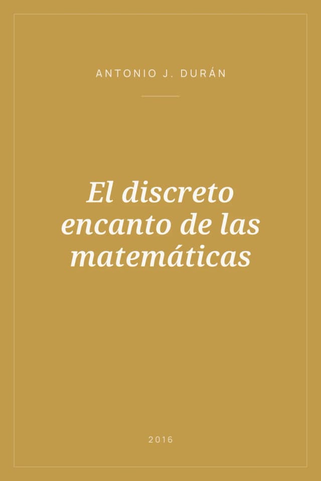 Portada de El discreto encanto de las matemáticas