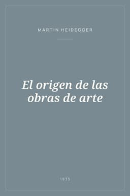 Portada de El origen de las obras de arte