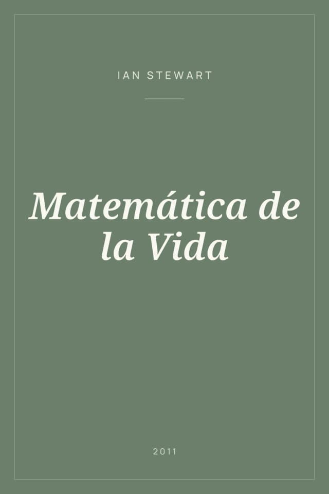Portada de Matemática de la Vida