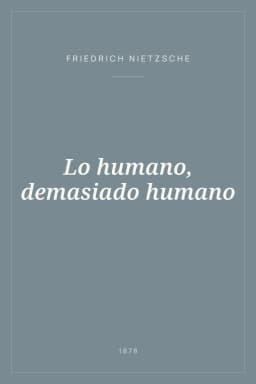 Portada de Lo humano, demasiado humano