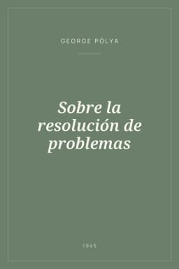 Portada de Sobre la resolución de problemas