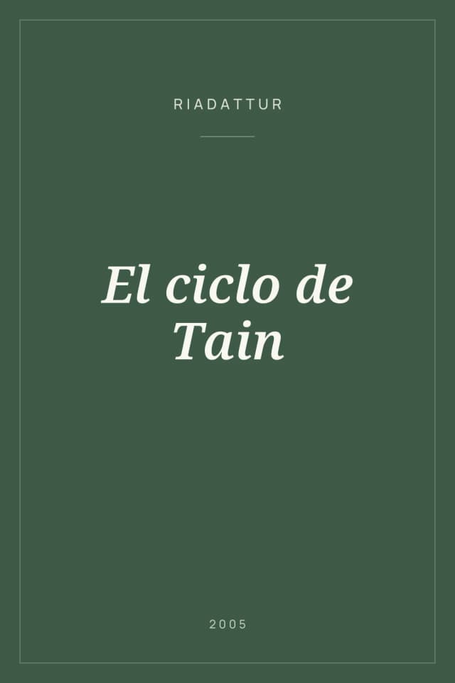 Portada de El ciclo de Tain