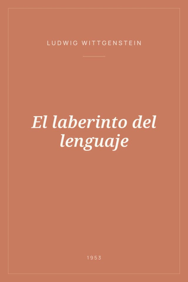 Portada de El laberinto del lenguaje