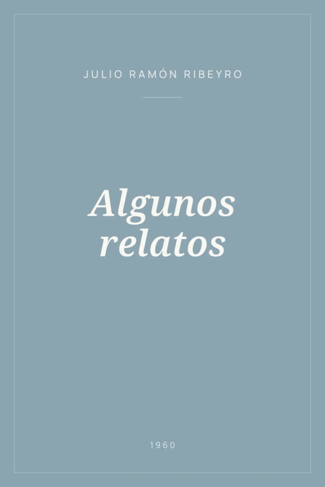 Portada de Algunos relatos