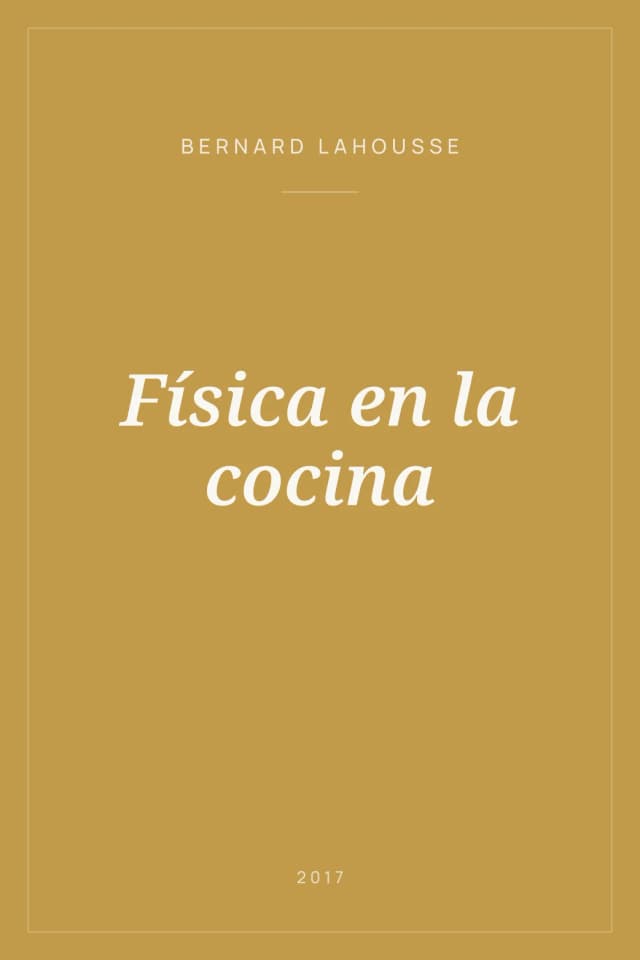 Portada de Física en la cocina