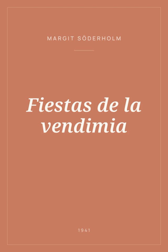 Portada de Fiestas de la vendimia