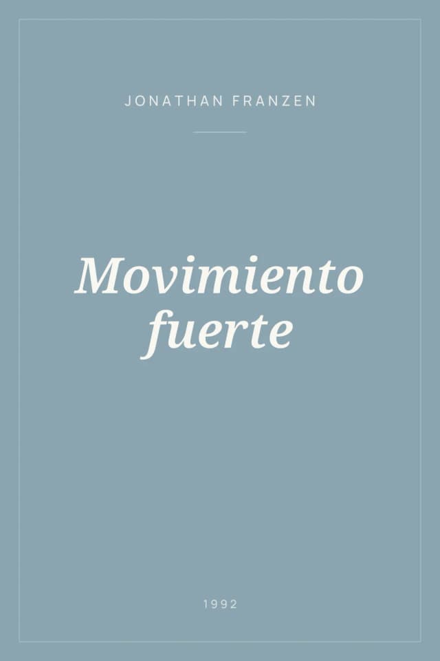 Portada de Movimiento fuerte