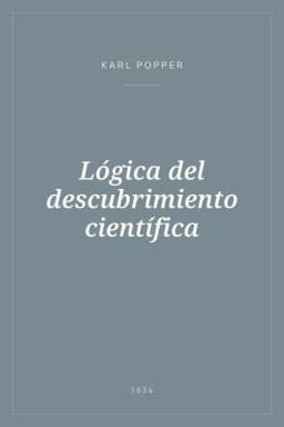 Portada de Lógica del descubrimiento científica