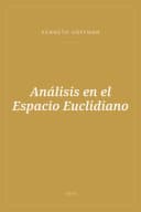 Portada de Análisis en el Espacio Euclidiano