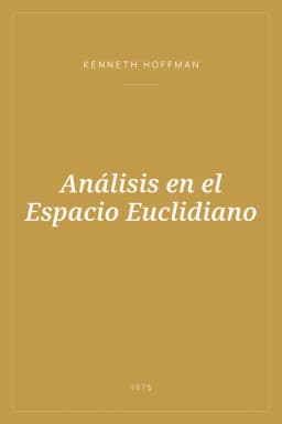 Portada de Análisis en el Espacio Euclidiano