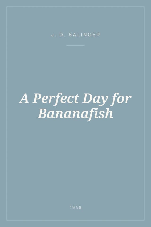 Portada de A Perfect Day for Bananafish