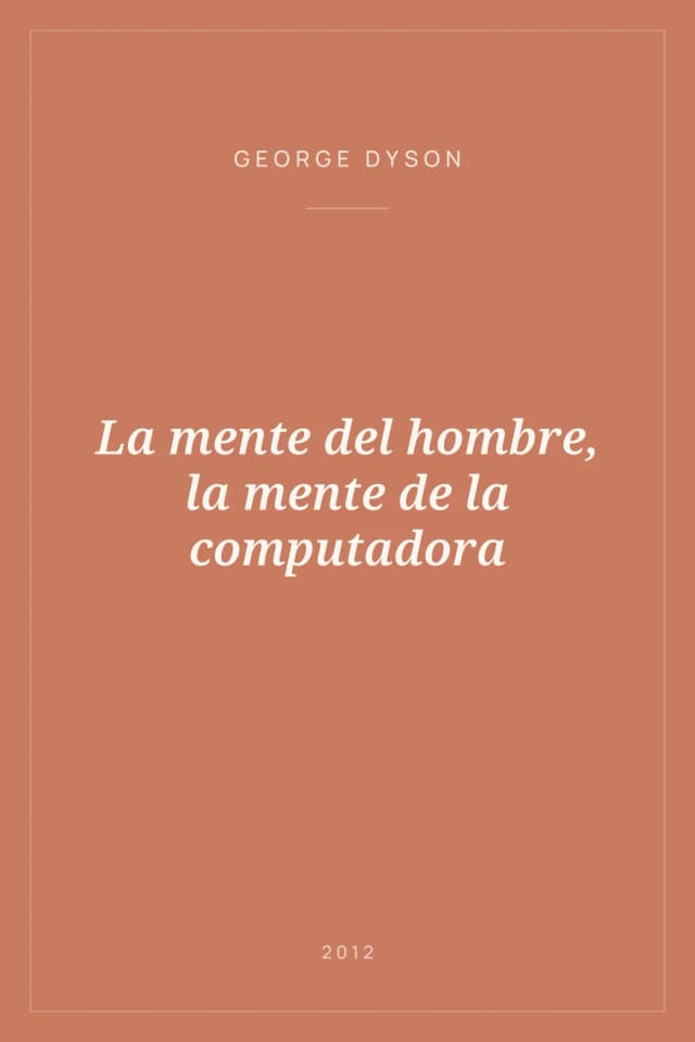 Portada de La mente del hombre, la mente de la computadora