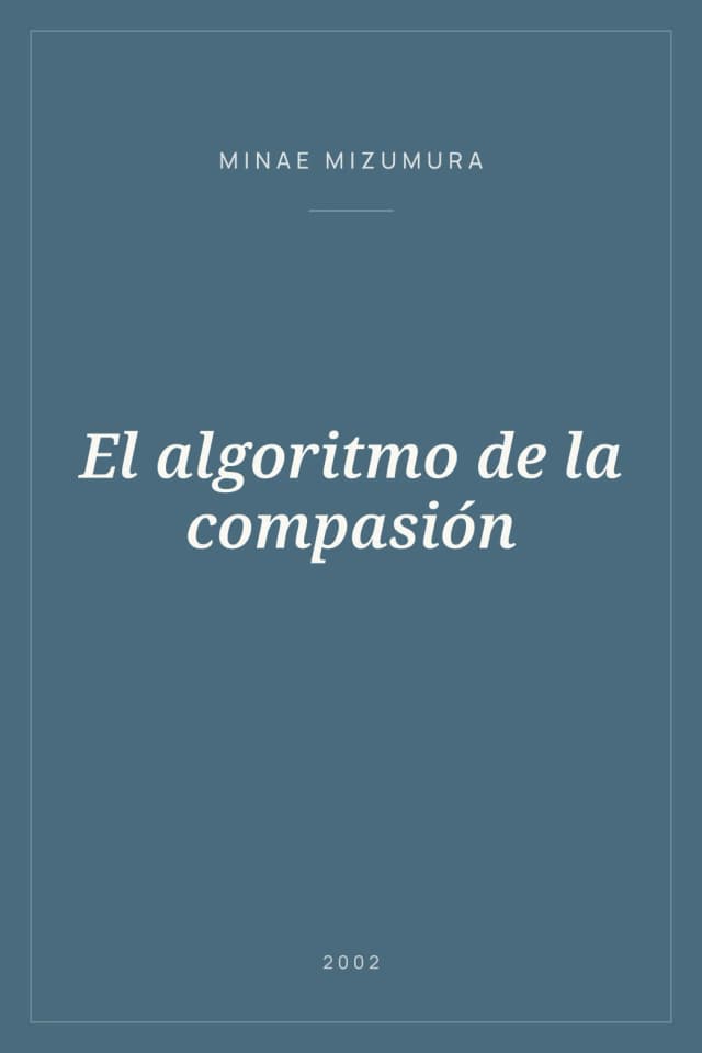 Portada de El algoritmo de la compasión
