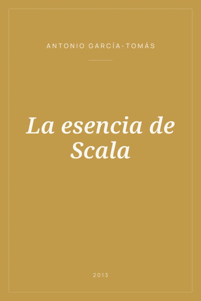 Portada de La esencia de Scala