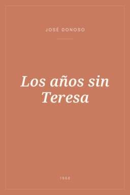 Portada de Los años sin Teresa