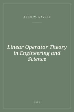 Portada de Linear Operator Theory in Engineering and Science