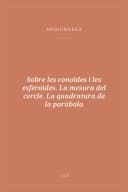 Portada de Sobre les conoides i les esferoides. La mesura del cercle. La quadratura de la paràbola