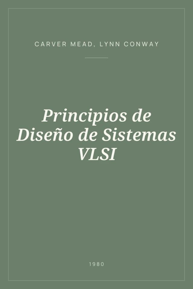 Portada de Principios de Diseño de Sistemas VLSI