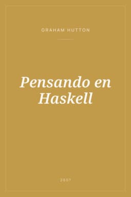 Portada de Pensando en Haskell